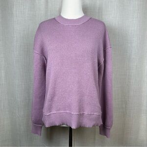 Boxy Pullover Sweater Size S Purple Preppy Coquette Comfort Basic Soft Girl